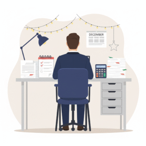Year end financial checklist for businesses before the holiday season