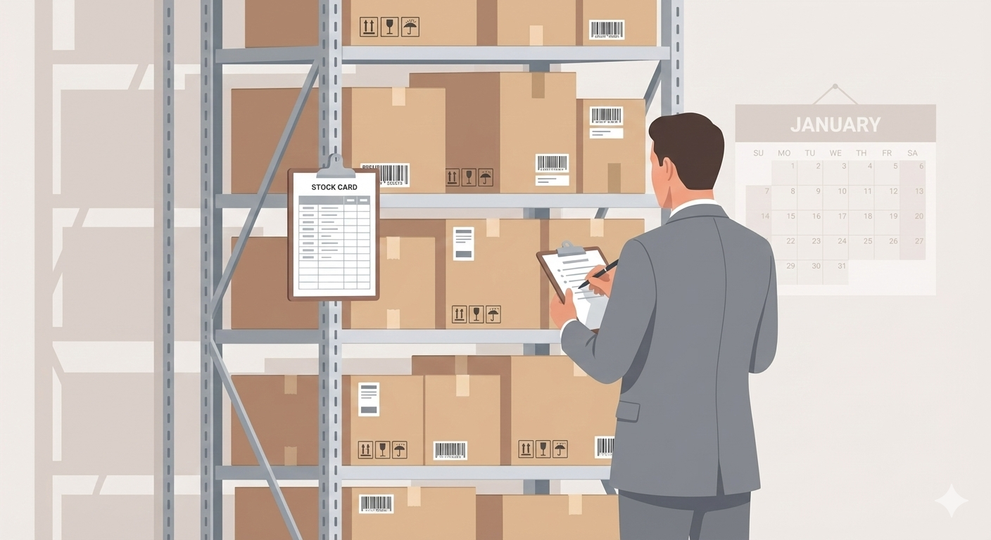 Inventory reconciliation mistakes affecting financial reports in January