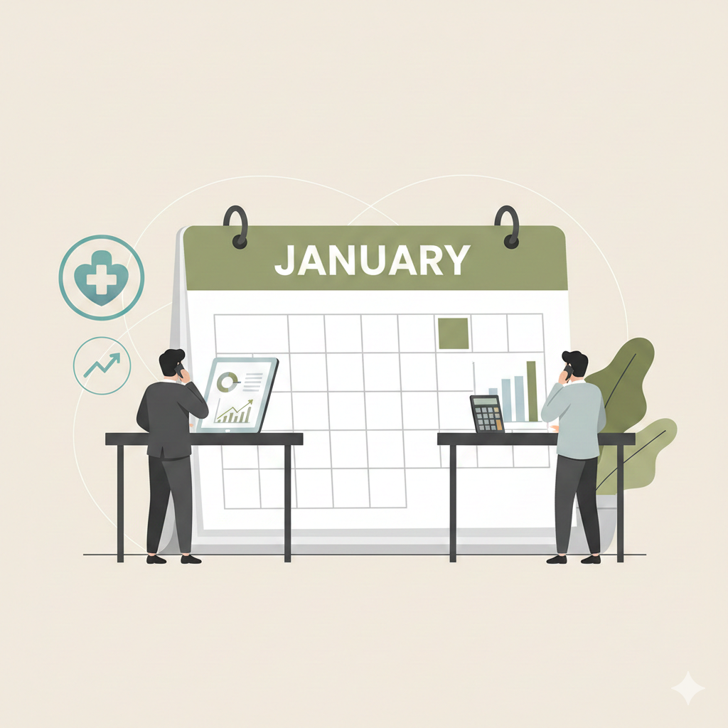 January financial review showing true business financial health