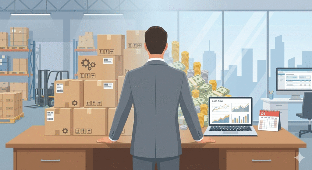 Poor stock planning in Q1 impacting business cash flow