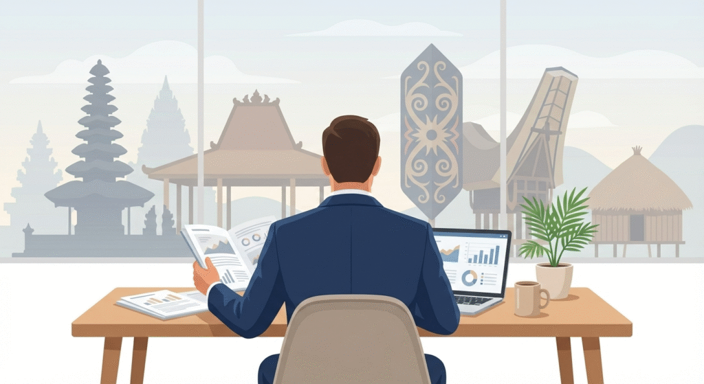 Foreign investor reviewing PT PMA tax obligations in Indonesia