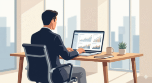 Business leader planning a resilient 2026 budget with financial forecasts